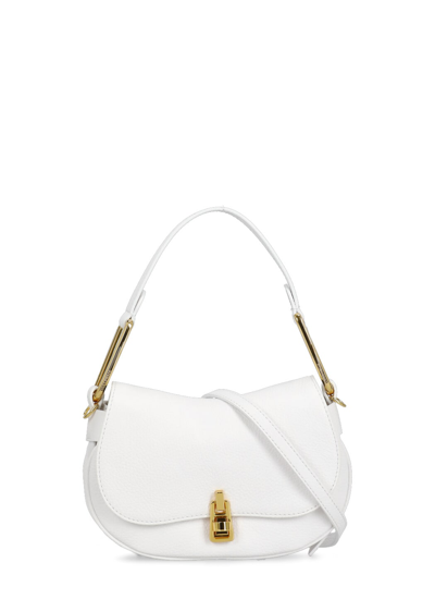 Coccinelle Magie Soft Mini Shoulder Bag In White