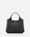 Tod's Pebbled Leather Shoulder Bag With Adjustable Strap In Black