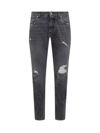 DOLCE & GABBANA DENIM JEANS WITH ABRASIONS