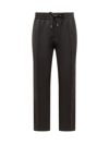 Dolce & Gabbana Stretch Cotton Jogging Pants With Tag In Nero