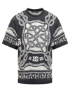 Dolce & Gabbana Logo-print Cotton T-shirt In Dg Marina Fdo Bco Naturale