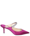 Jimmy Choo Bing 65 Slip-on Mules In Pink