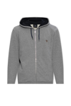 Ps By Paul Smith Ps Paul Smith Mens Reg Fit Zip Hoody Zebra In Grigio