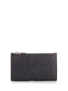 ALEXANDER MCQUEEN GRAPHIC-PRINTED ZIPPED WALLET