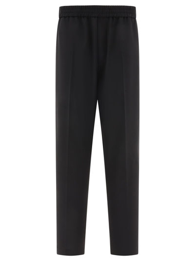 Apc Navy Pieter Trousers In Lzz Black