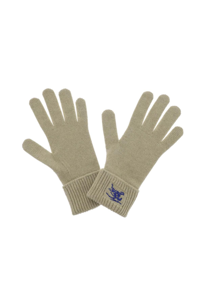 Burberry Cashmere Gloves In Khaki