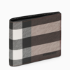 BURBERRY BURBERRY COATED CANVAS BEIGE WALLET