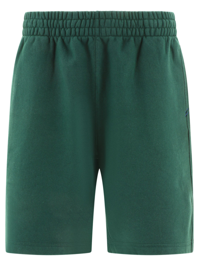 Burberry Cotton Shorts In Green