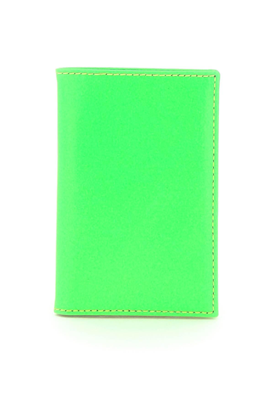 Comme Des Garçons Comme Des Garcons Wallet Super Fluo Wallet In Blue,red,green