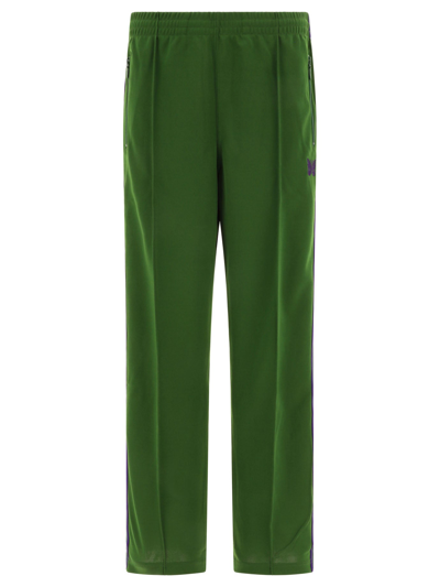 Needles Striped Bootcut Track Pants In Green