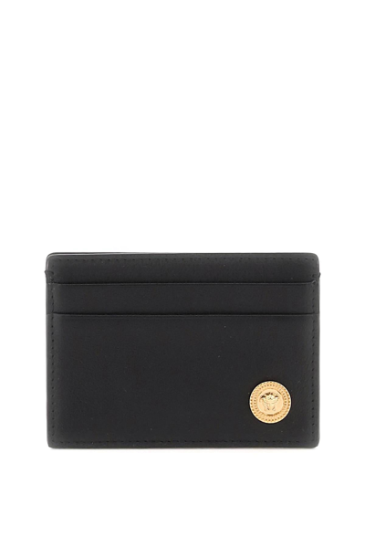 Versace Medusa Biggie Cardholder In Black