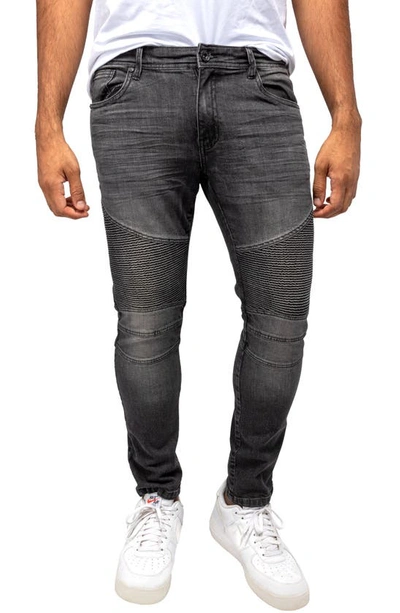 X-ray Classic Moto Jeans In Grey