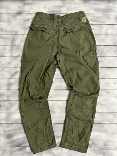 Pre-owned Carhartt X Skategang Multipocket Cargo Pants Carhartt Relaxed Fit In Khaki