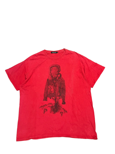 Pre-owned Jun Takahashi X Undercover Brain Rockstar Tee In Red