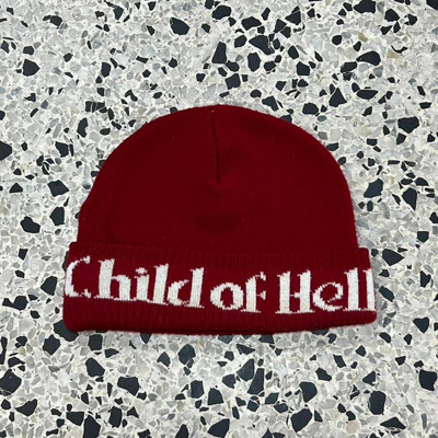 Pre-owned Supreme X Vintage Supreme Child Of Hell Beanie In Red