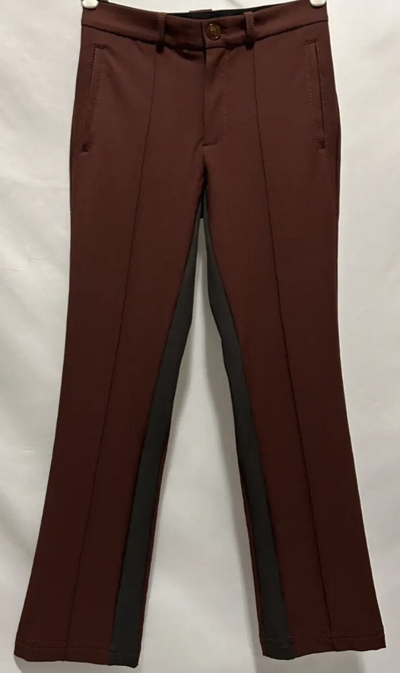 Pre-owned Adidas X Wales Bonner Flared Trousers In Brown