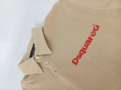 Pre-owned Dsquared2 Longsleeve Polo In Beige