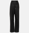 WARDROBE.NYC WARDROBE. NYC HIGH-RISE LEATHER WIDE-LEG PANTS