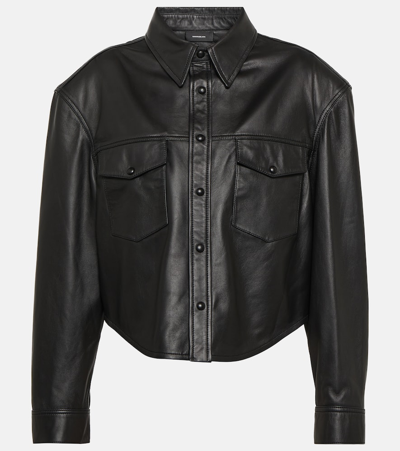 Wardrobe.nyc Leather Jacket In Black