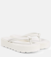 GIANVITO ROSSI LEATHER THONG SANDAL