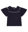 Chloé Cotton Jersey T-shirt In Blue