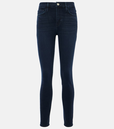 Frame Le High Skinny Jeans In Blue