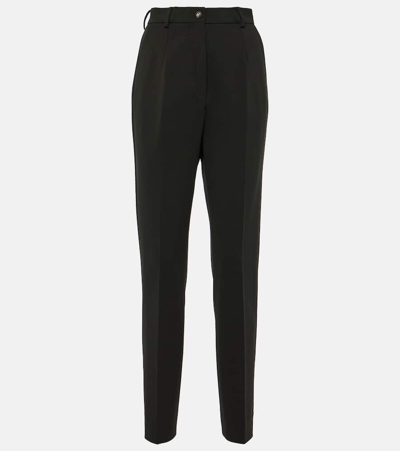 Dolce & Gabbana High-rise Leggings In Black