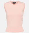 Dolce & Gabbana Knitted Tank Top In Pink