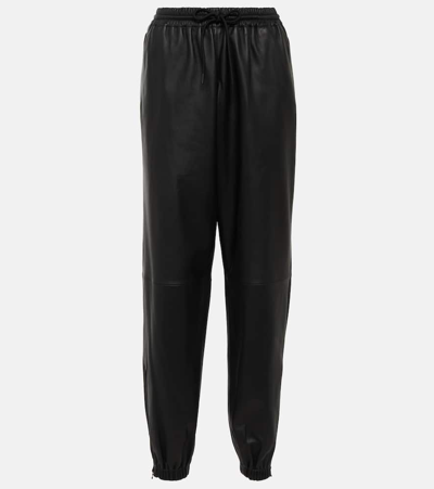 Wardrobe.nyc Leather Sweatpants In Black
