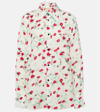 Marni Floral Print Viscose Shirt In Multicoloured