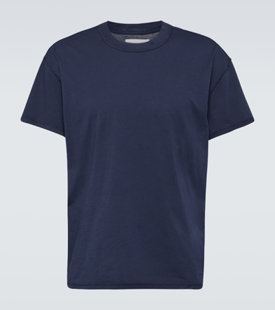 Les Tien Cotton Jersey T-shirt In Blue