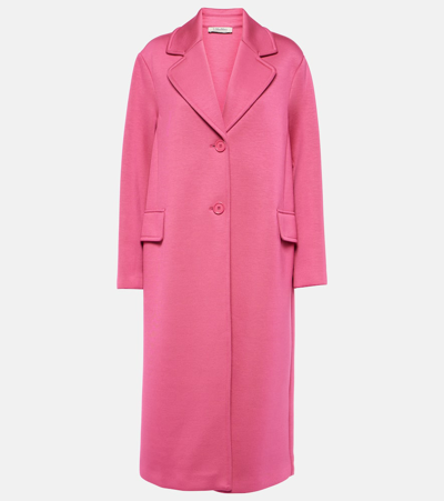 's Max Mara Radice Jersey Coat In Pink