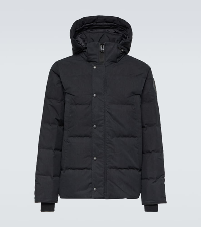 Canada Goose Wyndham Down Parka In 黑色