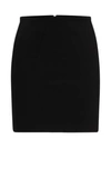 Hugo Boss Regular-fit Mini Skirt In Super-stretch Material In Black