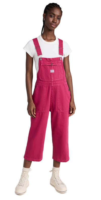 Denimist Relaxed Overalls Vibrant Pink S