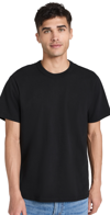 MADEWELL GARMENT-DYED ALLDAY CREW NECK TEE TRUE BLACK