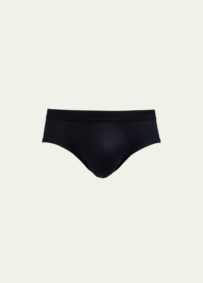 Zimmerli Men's Sea Island Cotton Briefs In Navy