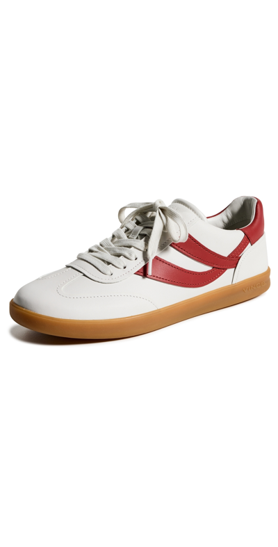 Vince Oasis-m Trainers Chalk White/deep Ruby