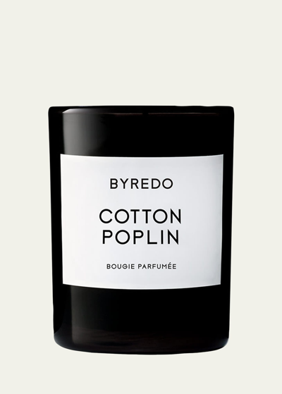 Byredo Cotton Poplin Candle, 2.5 Oz./ 75 G In Black