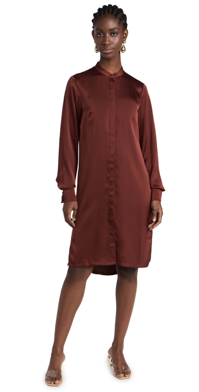 Andrea Iyamah Uchi Tunic Chocolate S