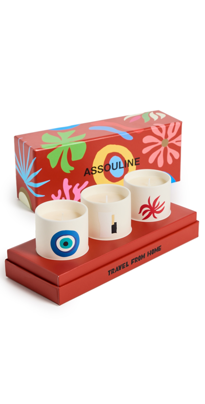 Assouline Travel From Home Candle Gift Set Multi One Size
