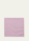 Simonnot Godard Men's Mineral Cotton Pocket Square In Lavender