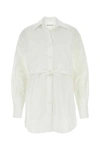 Alexander Wang T T By Alexander Wang Shirt Dress In White