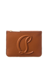 CHRISTIAN LOUBOUTIN CHRISTIAN LOUBOUTIN BY MY SIDE LEATHER CARD CASE