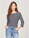 TOMMY HILFIGER STRIPE BOATNECK T