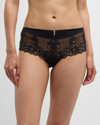 SIMONE PERELE SAGA TATTOO LACE BOYSHORTS