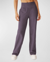 Beyond Yoga Spacedye Laid Back Pants In Purple Haze Heath