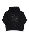 MM6 MAISON MARGIELA MM6 MAISON MARGIELA KIDS EMBELLISHED LONG SLEEVED HOODIE