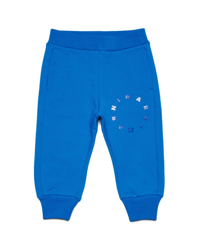 Marni Kids Straight Leg Track Pants In Blue