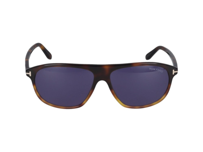 Tom Ford Eyewear Square Frame Sunglasses In Brown